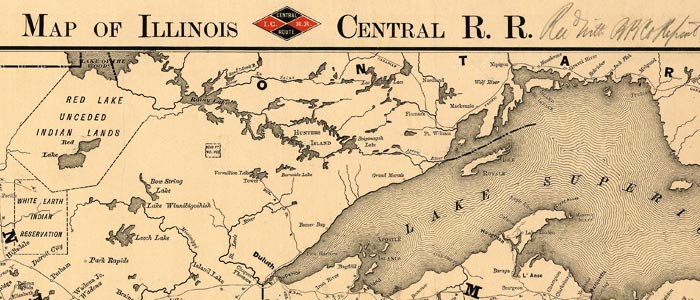Map of Illinois Central R.R. wide thumbnail image Map of Illinois Central R.R. wide thumbnail image