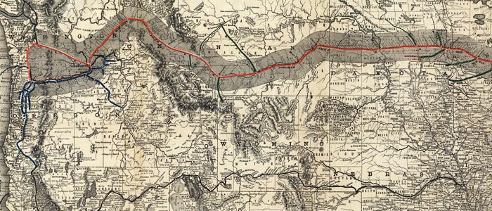Map of Northern Pacific Railroad wide thumbnail image Map of Northern Pacific Railroad wide thumbnail image