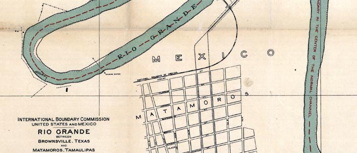 Map of Brownsville, Texas and Matamoros wide thumbnail image Map of Brownsville, Texas and Matamoros wide thumbnail image
