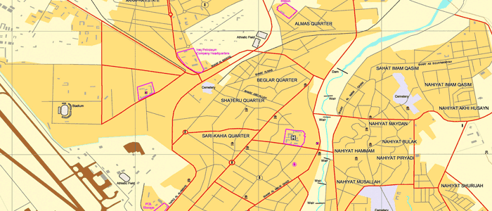 Map of Al Basrah, Iraq wide thumbnail image Map of Al Basrah, Iraq wide thumbnail image