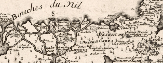 L'Ancienne Thebaide, ou, la Carta generale des lieux habitez par les Ss. peres des deserts wide thumbnail image L'Ancienne Thebaide, ou, la Carta generale des lieux habitez par les Ss. peres des deserts wide thumbnail image