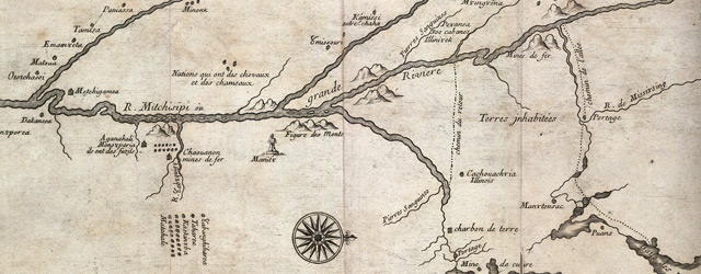 Carte de la decouverte faite l'an 1673 dans l'Amerique Septentrionale wide thumbnail image Carte de la decouverte faite l'an 1673 dans l'Amerique Septentrionale wide thumbnail image