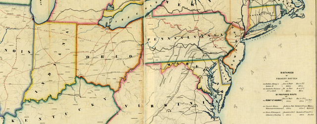 Pennsylvania's great highway and its tributary lines wide thumbnail image Pennsylvania's great highway and its tributary lines wide thumbnail image