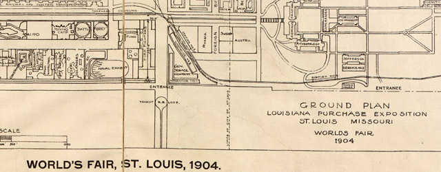 World's fair, St. Louis, 1904: ground plan Louisiana Purchase Exposition wide thumbnail image World's fair, St. Louis, 1904: ground plan Louisiana Purchase Exposition wide thumbnail image