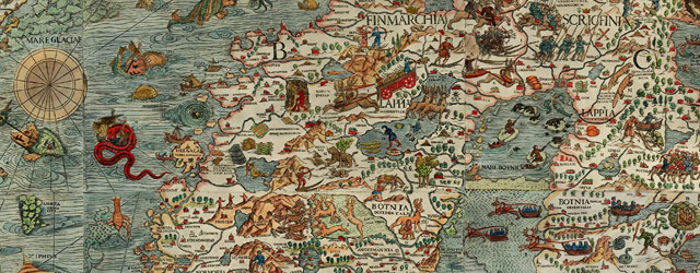 Magnus' map of Scandinavia (1529) wide thumbnail image Magnus' map of Scandinavia (1529) wide thumbnail image