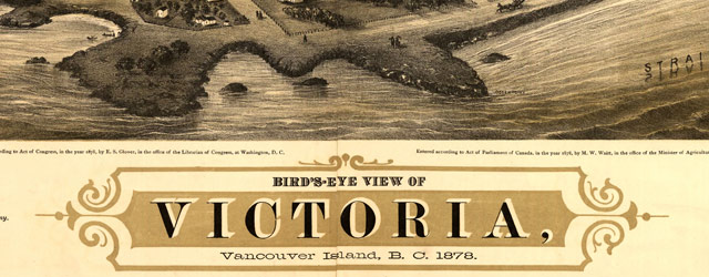 Map of Victoria, BC, Canada (1878) wide thumbnail image Map of Victoria, BC, Canada (1878) wide thumbnail image