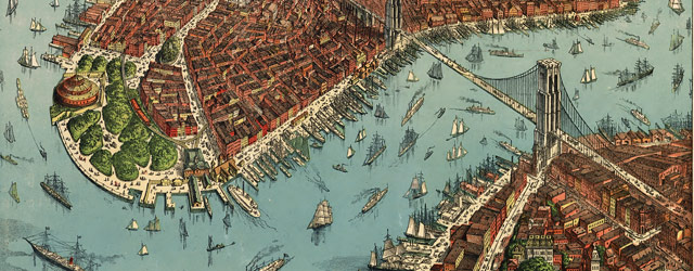 Williams' map of Manhattan (1879) wide thumbnail image Williams' map of Manhattan (1879) wide thumbnail image