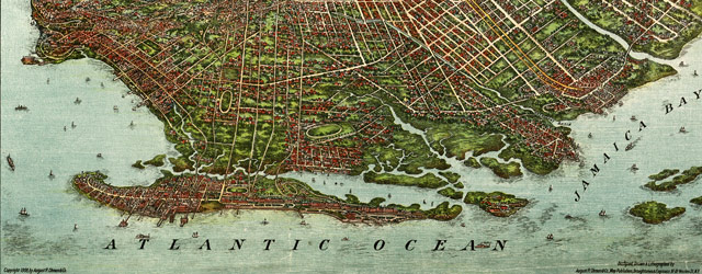 Ohman's map of Brooklyn (1908) wide thumbnail image Ohman's map of Brooklyn (1908) wide thumbnail image