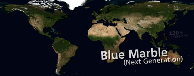 Nasa's Blue Marble, Next Generation (2004) wide thumbnail image Nasa's Blue Marble, Next Generation (2004) wide thumbnail image