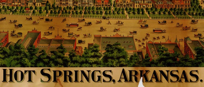 Hot Springs, Ark. Birdseye Map thumbnail image Hot Springs, Ark. Birdseye Map image