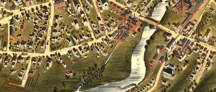 Birdseye View of Thomaston, Conn. thumbnail image Birdseye View of Thomaston, Conn. image