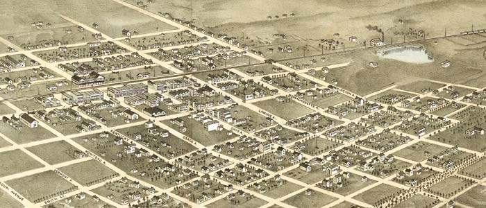 Birdseye View of Sedalia, Missouri thumbnail image Birdseye View of Sedalia, Missouri image