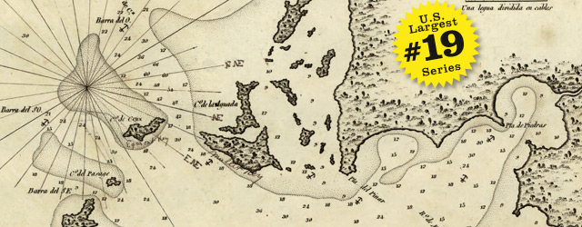Bathymetric map of Tampa Bay by Spain Directorate of Hydrography in 1809 wide thumbnail image Bathymetric map of Tampa Bay by Spain Directorate of Hydrography in 1809 wide thumbnail image