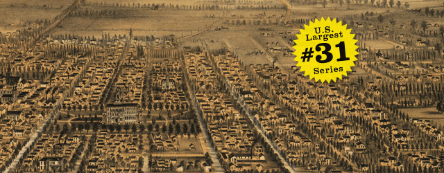 Birdseye map of San Jose by Gifford in 1875 wide thumbnail image Birdseye map of San Jose by Gifford in 1875 wide thumbnail image